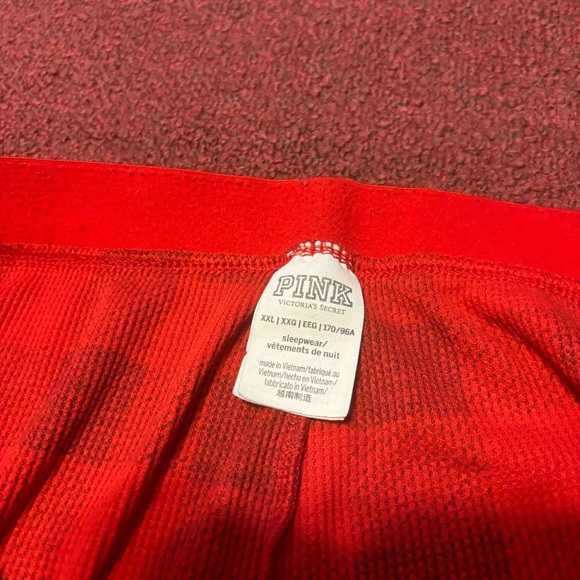 PINK Victoria’s Secret plaid holiday winter pajama pants XXL - Picture 3 of 3